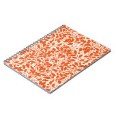 Carnet Branches et feuilles de chêne, motif damassé dans (Côté gauche)