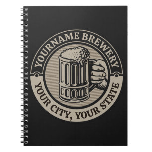 Carnet Brasserie Nom personnalisé Brasserie Big Mug