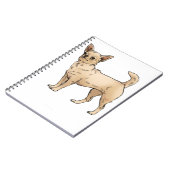 Carnet Brave Chihuahua Blue (Côté gauche)