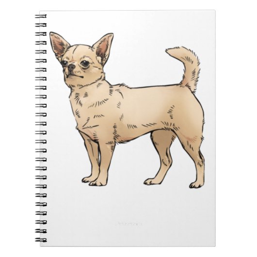 Carnet Brave Chihuahua Blue (Devant)