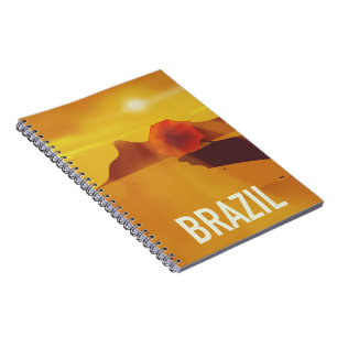Carnet Brazil travel poster