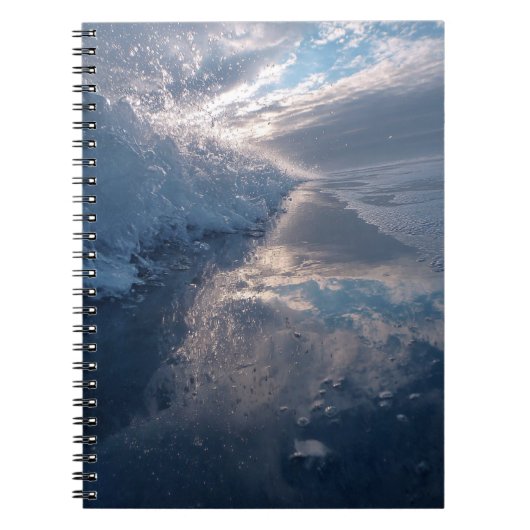 Carnet Breaking Wave Reflection Ocean Photography (Devant)
