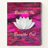 Carnet Breathe In Breathe Out Lotus Flower Nobook (Dos)