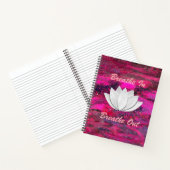 Carnet Breathe In Breathe Out Lotus Flower Nobook (Intérieur)