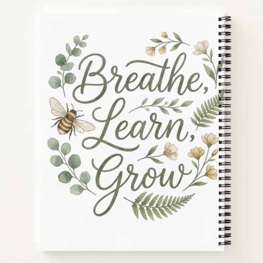 Carnet Breathe Learn Grow Mindfulness for mindful living (Dos)