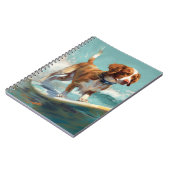 Carnet Bretagne Spaniel Beach Surf Peinture (Côté gauche)
