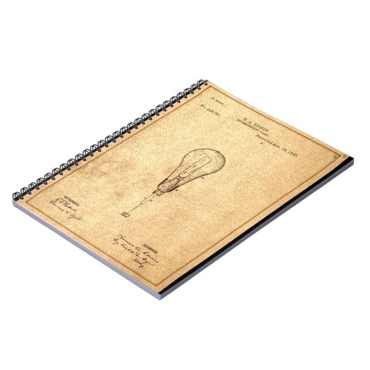 Carnet Brevet Edison Bulbe (Côté gauche)