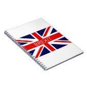 CARNET BREXIT UNION JACK - IMAGE DE HAUTE QUALITÉ (Côté Droit)