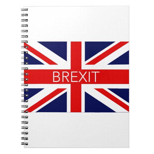 CARNET BREXIT UNION JACK - IMAGE DE HAUTE QUALITÉ (Devant)