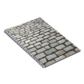 Carnet Brick Cobblestone Street Pathway Nature Photograph (Côté Droit)