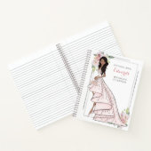 Carnet Bride blushing dans un ordinateur portable Wedding (Intérieur)