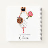 Carnet Bridesmaid fait d'honneur Proposition Fleurs de mo (Dos)