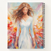 Carnet Bright Abstrait Angel Loose Style Peint (Dos)