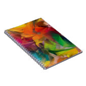 Carnet Bright Colorée Plumes Art (Côté Droit)