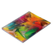 Carnet Bright Colorée Plumes Art (Côté gauche)