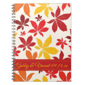 Carnet Bright Fall Leaves Mariage (Devant)
