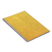 Carnet Bright Gold Leather : Arrière - plan texturé (Côté Droit)