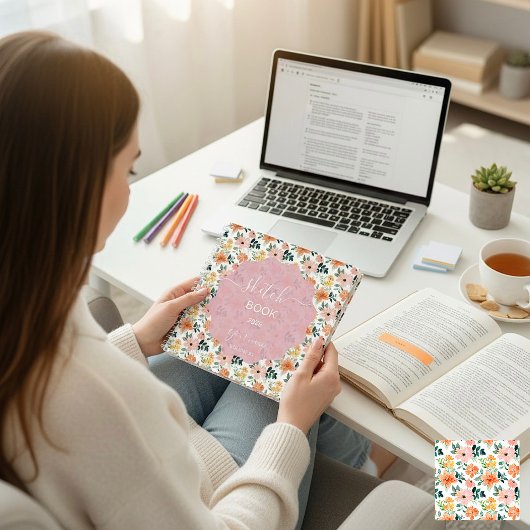 Carnet Bright Peach Blossoms