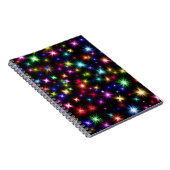 Carnet Bright Rainbow Sparkles, Stars & Fireworks (Côté Droit)