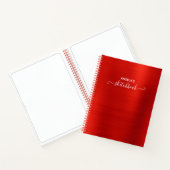 Carnet Bright Red Shimmer Ombre Foil (Intérieur)