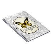 Carnet Bright Transformation Papillon jaune (Côté Droit)