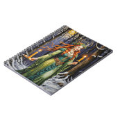 Carnet Brigid Imbolc Chandlelight Forest Celtic Wiccan (Côté gauche)