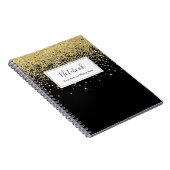 Carnet brillant or (Côté Droit)