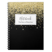 Carnet brillant or (Devant)