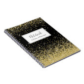 Carnet brillant or (Côté Droit)