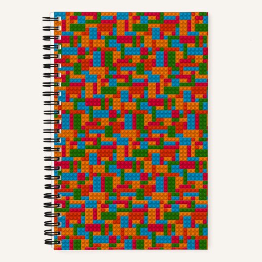 Carnet Brique de construction colorée (Recto)