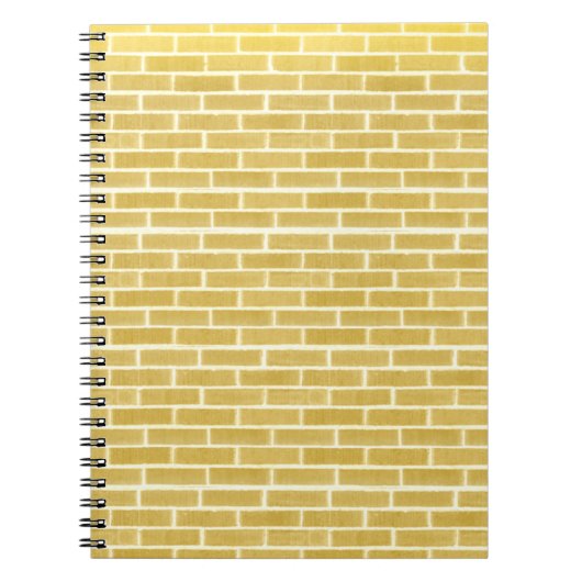 Carnet Briques d'or (Devant)