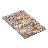 Carnet Briques en pierre, motif en pierre naturelle (Côté Droit)
