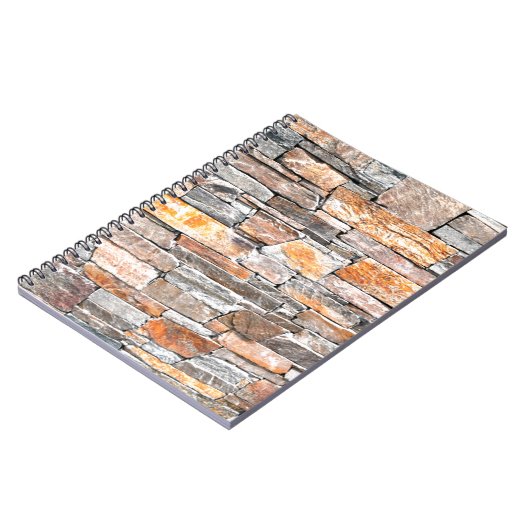 Carnet Briques en pierre, motif en pierre naturelle (Côté gauche)