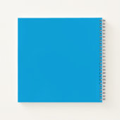Carnet Brise Fleur Bleu-vert (Dos)