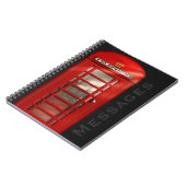 Carnet britannique classique de messages (Côté gauche)