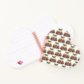 Carnet British Sugar Plum Pudding Noël Holiday Holly (Intérieur)