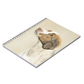 Carnet Brittany Peinture - Cute Original Chien Art (Côté gauche)