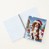 Carnet Brittany Spaniel Dog Winter Wonderland Noël (Intérieur)