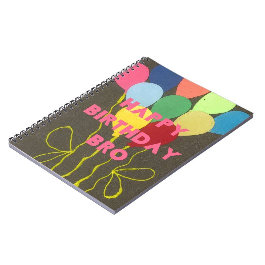 Carnet Bro Art d'anniversaire heureux (Côté gauche)