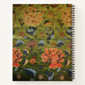 Carnet Brocade Chinoise Verte (Dos)