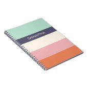 Carnet Brochure de menthe Blocs de couleurs modernes Bloc (Côté Droit)