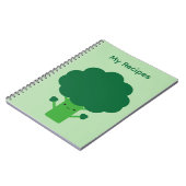 Carnet Brocoli Kawaii (Côté gauche)