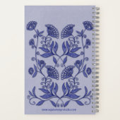 Carnet Broderie bleue (Verso)