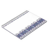 Carnet Broderie bleue (Côté gauche)