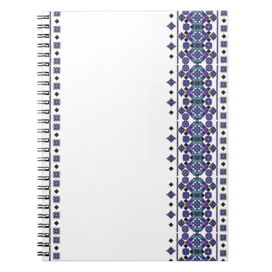 Carnet Broderie bleue (Devant)