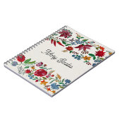 Carnet Broderie Kalocsa (Côté gauche)