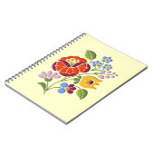 Carnet Broderie Kalocsa - Art populaire hongrois (Côté gauche)