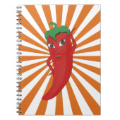 Carnet Broderie Red Hot Pepper Diva Faux (Devant)