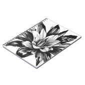 Carnet Bromeliad - Watercolor flowers (Côté gauche)