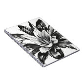 Carnet Broméliée - Fleurs aquarelle (Côté Droit)